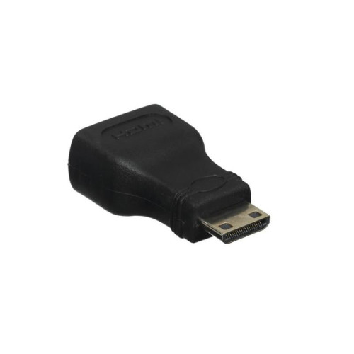 Переходник/ Переходник GoPower HDMI (f)-miniHDMI (m) ver.1.4 черный Premium Zip-Lock c подвесом (1/500)