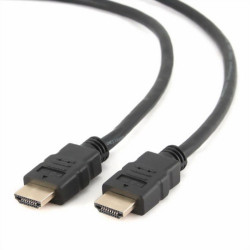 Кабель HDMI Cablexpert CC-HDMI4-0.5M 0.5м, v2.0, 19M/19M, черный, позол.разъемы, экран, пакет {200}