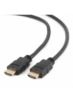 Кабель HDMI Cablexpert CC-HDMI4-0.5M 0.5м, v2.0, 19M/19M, черный, позол.разъемы, экран, пакет {200}