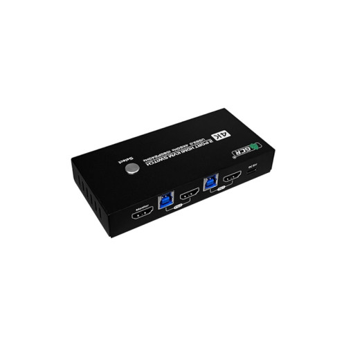 GCR Переключатель KVM HDMI 2.0, 2 устройства к 1 монитору 2X1, 4K60Hz, USB 3.0, GCR-57420