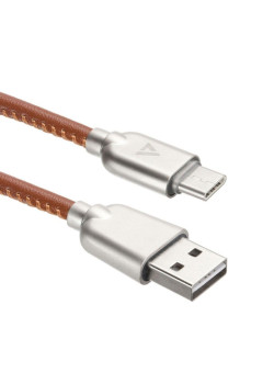 Кабели USB ACD USB кабель ACD-Allure Type-C ; USB-A Кожа, 1м, коричневый (ACD-U926-C2N)