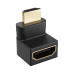 GCR Переходник HDMI-HDMI  19M / 19F верхний угол, GCR-54939
