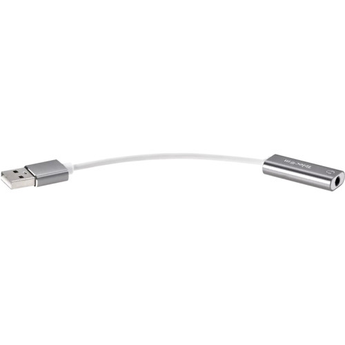 Переходник/ Переходник аудио USB2.0(M)-->3.5мм F (гнездо) Telecom  0.1м <TA316U>