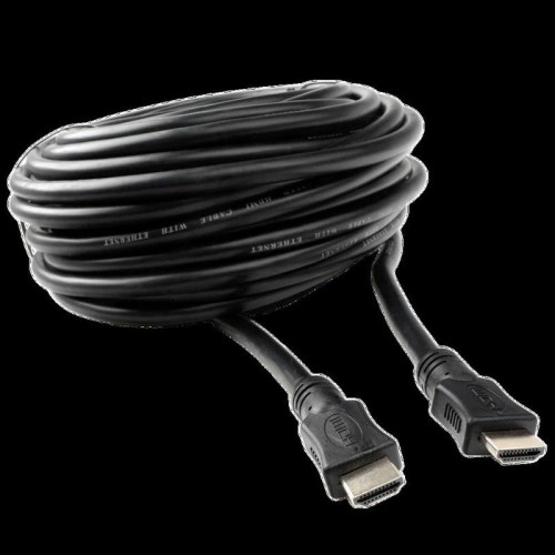 Кабель HDMI Cablexpert CC-4L-15M черный, серия Light (CCS), 15м, HDMI 2.0, 19M/19M, позол.контакты, экран, пакет