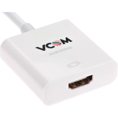 Кабель-переходник/ Кабель-переходник DisplayPort(M) ---> HDMI(F) 0.2m 4K@30Hz VCOM <CG601>