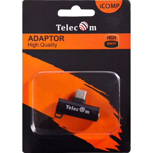Переходник/ Переходник USB3.1 Type-C 2 in 1 audio+PD charging черный <TA433-B> Переходник/ Переходник USB3.1 Type-C 2 in 1 audio+PD charging черный <TA433-B>