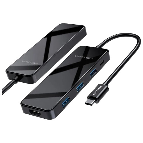 Мультифункциональный хаб Vention USB-C > HDMI v2.0/3xUSB 3.0 OTG/PD