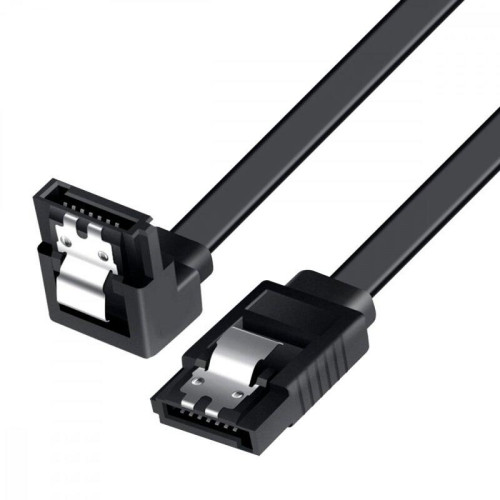 Кабель/ Кабель GoPower SATA (m)-SATA (m) 0.5м силикон ver.3.0 черный в пакете (1/250)