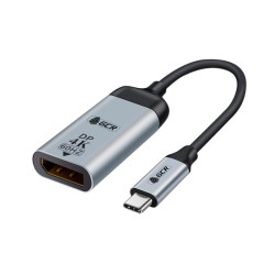 GCR Адаптер-переходник USB Type C > DisplayPort 1.4 8K, M/F, GCR-53395