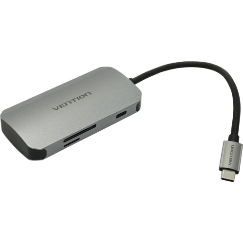 Мультифункциональный хаб Vention USB-C > USB 3.0x3/SD/TF/PD