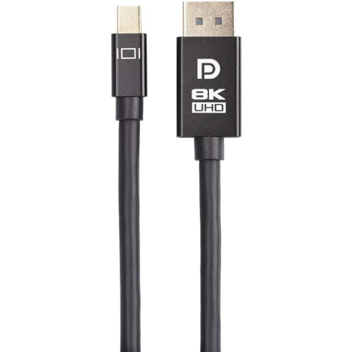 Кабель/ Кабель 1.4V Mini DisplayPort M <--> Display Port M 1,8м 4K@120HZ 8K@60HZ Telecom (TA683M-1.8M) Кабель/ Кабель 1.4V Mini DisplayPort M <--> Display Port M 1,8м 4K@120HZ 8K@60HZ Telecom (TA683M-1.8M)