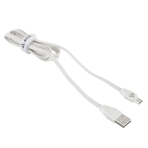 Кабели USB  ACD-Life MicroUSB ; USB-A TPE, 1м, белый (ACD-U920-M1W)
