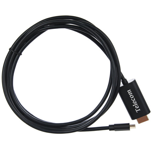 Кабель-адаптер/ Кабель-адаптер USB3.1 Type-Cm --> HDMI A(m) 4K@30Hz, 1.8m, Telecom <TCC005-1.8M>