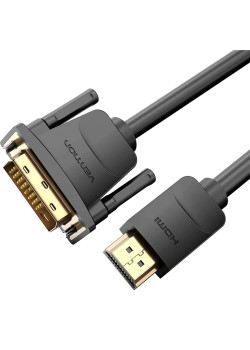 Кабель Vention HDMI 19M/DVI-D Dual link 25M - 2 м.