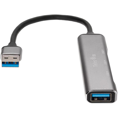 Переходник/ Переходник USB 3.0 -->USB3.0+3 USB2.0, Aluminum Shell, 0.2м Telecom <TA308U>