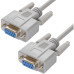 Greenconnect Кабель COM RS-232 порта соединительный 3 m GCR- DB9CF2F-3 m, 9F / 9F Premium, серый, пластиковый пакет Greenconnect Кабель COM RS-232 порта соединительный 3 m GCR- DB9CF2F-3 m, 9F / 9F Premium, серый, пластиковый пакет