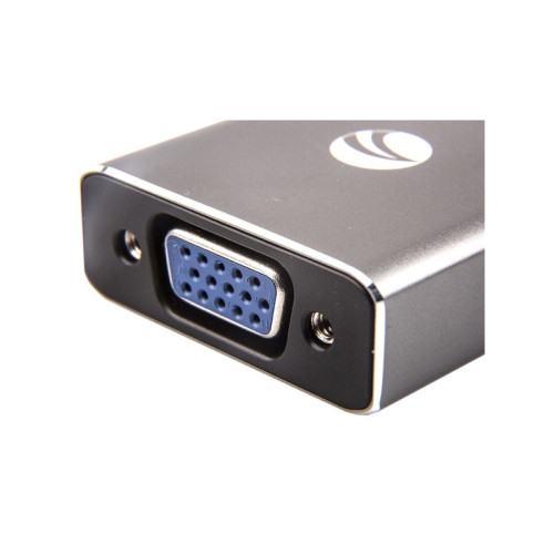 Aдаптер/ Aдаптер USB 3.1 Type-Cm --> VGA(f) 1080@60Hz, Aluminum Shell, VCOM <CU421T>