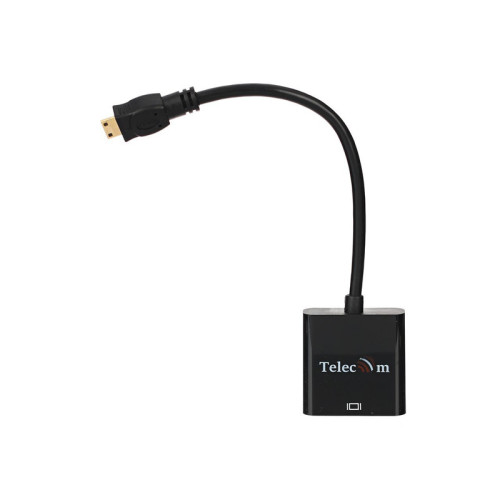 Кабель-переходник/ Кабель-переходник Mini HDMI M => VGA F 0.15m Telecom (TA592) Кабель-переходник/ Кабель-переходник Mini HDMI M => VGA F 0.15m Telecom (TA592)