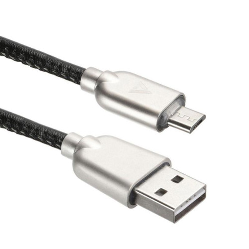 Кабели USB ACD USB кабель ACD-Allure MicroUSB ; USB-A Кожа, 1м, черный (ACD-U926-M1B)