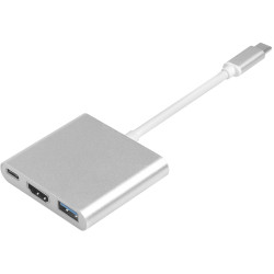 Greenconnect переходник USB Type C , M/F+HDMI F+USB 3.0 F