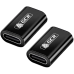 GCR Адаптер-соединитель USB 3.1 (USB 3.2 Gen 2) TypeC, F/F, черный, 100W/5A, 10 Гбит/с, 4K, AL корпус, GCR-54942 GCR Адаптер-соединитель USB 3.1 (USB 3.2 Gen 2) TypeC, F/F, черный, 100W/5A, 10 Гбит/с, 4K, AL корпус, GCR-54942