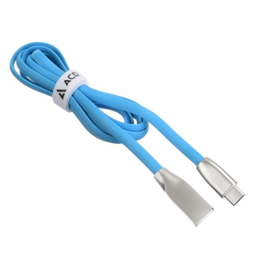 Кабели USB ACD USB кабель ACD-Infinity Type-C ; USB-A TPE, 1.2м, синий (ACD-U922-C2L)