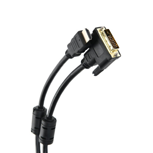 Кабель/ Кабель HDMI to DVI-D Dual Link (19M -25M) 2м, 2 фильтра, CU,Telecom (CG481F-2M) Кабель/ Кабель HDMI to DVI-D Dual Link (19M -25M) 2м, 2 фильтра, CU,Telecom (CG481F-2M)