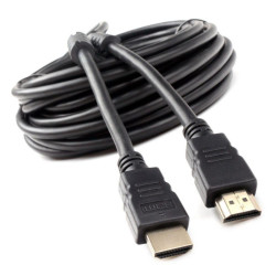 Кабель HDMI Cablexpert CCF2-HDMI4-10M 10м, v1.4, 19M/19M, черный, позол.разъемы, экран, 2 ферр кольца, пакет (272283) {15}