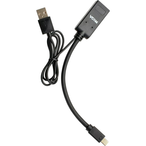 Кабель-переходник/ Кабель-переходник HDMI(F) +USB---> miniDP(M) 0.15m 4K*30Hz VCOM<CG497-0.15> Кабель-переходник/ Кабель-переходник HDMI(F) +USB---> miniDP(M) 0.15m 4K*30Hz VCOM<CG497-0.15>