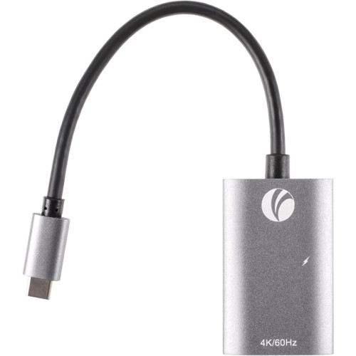 Адаптер/ Aдаптер USB 3.1 Type-Cm --> HDMI A(f) , 4K@60Hz, PD charging, Alum Shell, VCOM <CU452A>