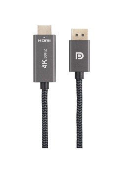 Кабель/ Кабель DisplayPort M-> HDMI M 4K@60Hz 1.8m Telecom,оплетка (TA561M-1.8M)