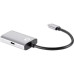 Адаптер/ Aдаптер USB 3.1 Type-Cm --> HDMI A(f) , 4K@60Hz, PD charging, Alum Shell, VCOM <CU452A>