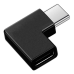GCR Переходник USB 3.1 (USB 3.2 Gen 2) TypeC, M/F угловой L-типа, черный, 100W/5А, 10 Гбит/с, 4K, GCR-54944 GCR Переходник USB 3.1 (USB 3.2 Gen 2) TypeC, M/F угловой L-типа, черный, 100W/5А, 10 Гбит/с, 4K, GCR-54944