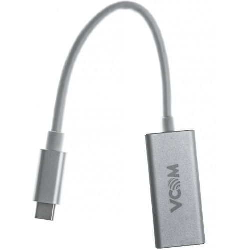 Кабель-адаптер/ Кабель-адаптер USB 3.1 Type-Cm -->HDMI A(f)3840x2160@30Hz,10Gbps, Aluminum Shell, 0,15m VCOM<CU423M>