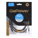 Кабель AUX GoPower Jack 3.5mm (m)-Jack 3.5mm (m) 1.5м TPE черный в пакете (1/400)