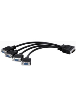 Кабель Matrox Кабель интерфейсный Matrox (CAB-L60-4XAF) Quad analog upgrade cable (Кабель для апгрейда 3-х портовой карты в 4-х портовую)