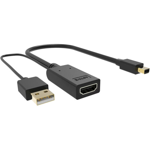 Кабель-переходник/ Кабель-переходник HDMI(F) +USB---> miniDP(M) 0.15m 4K*30Hz VCOM<CG497-0.15> Кабель-переходник/ Кабель-переходник HDMI(F) +USB---> miniDP(M) 0.15m 4K*30Hz VCOM<CG497-0.15>