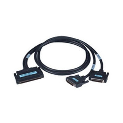 Кабель Advantech PCL-10251-2E  интерфейсный SCSI-100 to 2*SCSI-50 Shielded Cable, 2m, P.V.C. jacket 100-Pin to two 50-Pin SCSI Cable, Half pitch 100 pin: Male gold flash contacts, black insulator, 25 twist pairs tinned and strand copper wire with drain wi