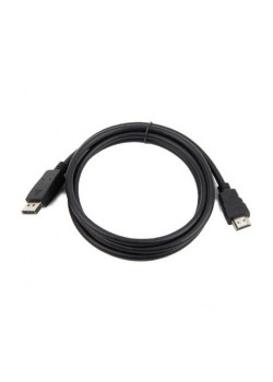 Кабель DisplayPort-HDMI Cablexpert CC-DP-HDMI-7.5M, 20M/19M, 7.5м, черный, экран, пакет