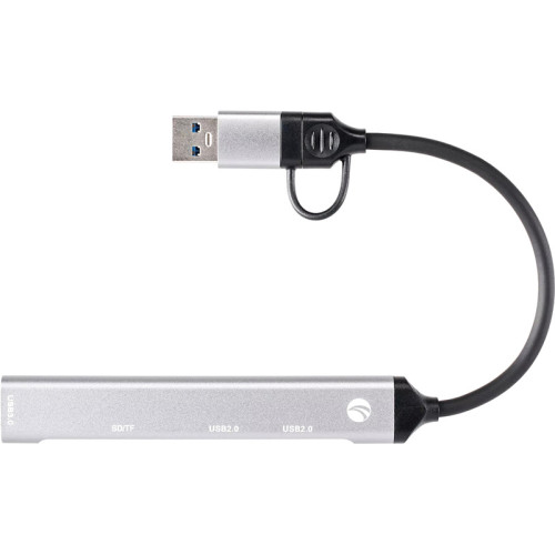 Адаптер/ Адаптер TypeC+adapter-->USB3.0+2USB2,0+SD+TF, VCOM <DH297> Адаптер/ Адаптер TypeC+adapter-->USB3.0+2USB2,0+SD+TF, VCOM <DH297>