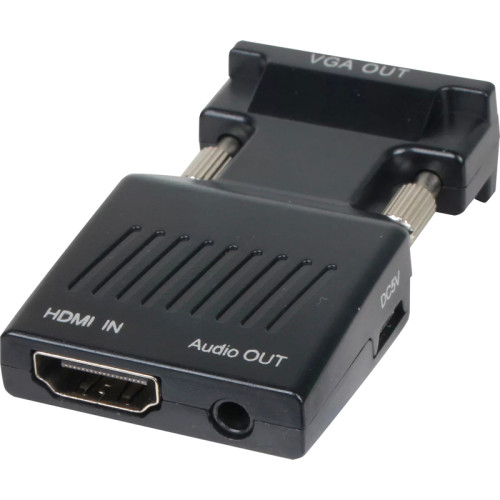 Переходник/ Переходник HDMI(F) --> VGA(M)+audio,1080*60Hz, VCOM <CA336A>