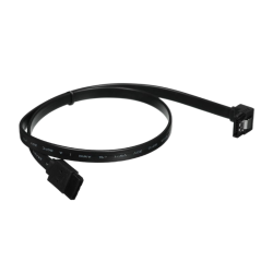 Кабель/ Кабель GoPower SATA (m)-SATA (m) 0.5м силикон ver.3.0 черный в пакете (1/250)
