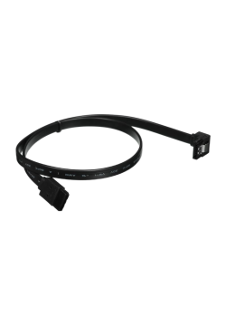 Кабель/ Кабель GoPower SATA (m)-SATA (m) 0.5м силикон ver.3.0 черный в пакете (1/250)