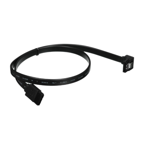 Кабель/ Кабель GoPower SATA (m)-SATA (m) 0.5м силикон ver.3.0 черный в пакете (1/250)