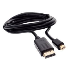 Кабель Cablexpert Кабель miniDP<->DP Cablexpert CCP-mDP2-6 20M/20M, v.1.2, 4K, 1.8м, черный, позол.разъемы, пакет (CCP-mDP2-6) (104210)