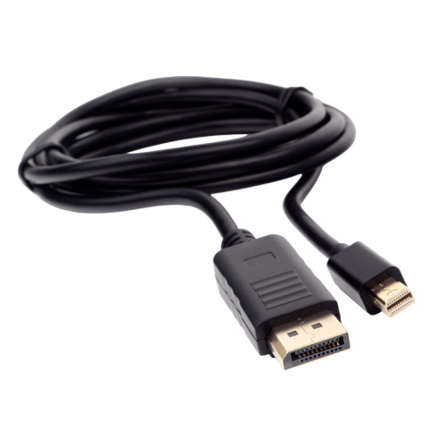 Кабель Cablexpert Кабель miniDP<->DP Cablexpert CCP-mDP2-6 20M/20M, v.1.2, 4K, 1.8м, черный, позол.разъемы, пакет (CCP-mDP2-6) (104210)