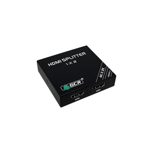 GCR Разветвитель HDMI 2.0, 1 на 2 выхода, 4К60Hz с функцией масштабирования Scaler, HDCP 2.3