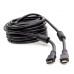 Кабель HDMI Cablexpert CCF2-HDMI4-15M 15м, v1.4, 19M/19M, черный, позол.разъемы, экран, 2 ферр кольца, пакет (272290) {10} Кабель HDMI Cablexpert CCF2-HDMI4-15M 15м, v1.4, 19M/19M, черный, позол.разъемы, экран, 2 ферр кольца, пакет (272290) {10}