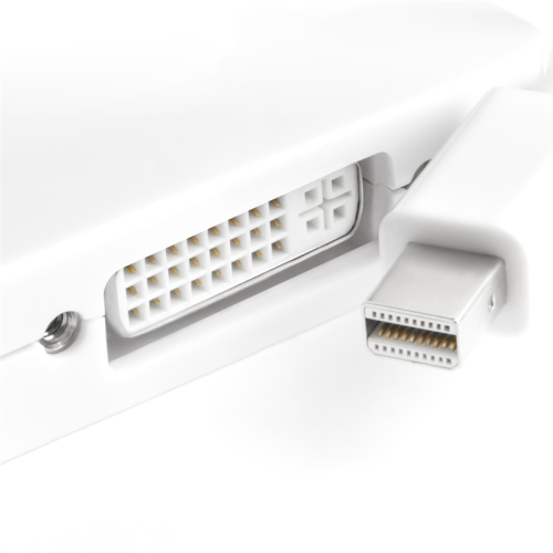 Greenconnect Адаптер-переходник Apple mini DisplayPort 20M > DisplayPort 20F/HDMI 19F/DVI 25+4F, белый, 33-050583 Greenconnect Адаптер-переходник Apple mini DisplayPort 20M > DisplayPort 20F/HDMI 19F/DVI 25+4F, белый, 33-050583