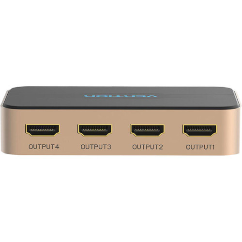 Разветвитель - сплиттер Vention HDMI 19F/4x19F на 4 монитора Разветвитель - сплиттер Vention HDMI 19F/4x19F на 4 монитора